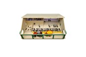 Träleksaker - Kids Globe Cubicle House Wood With Milking Unit 1:32 - 610495