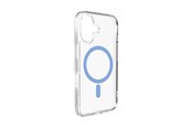 Mobile - Covers & Cases - Puro Lite Mag TPU+PC Case Compatible with MagSafe for iPhone 17 - Transparent with Blue Ring - PUIPC1763LITEMBLUE