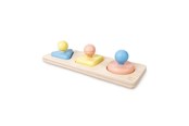 Babyleksaker - Hape Montessori Mirror Shape Puzzle Wood - E0072
