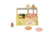 Träleksaker - Classic World Wooden Pizza Oven Playset 7-piece. - 50590