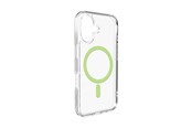 Mobile - Covers & Cases - Puro Lite Mag TPU+PC Case Compatible with MagSafe for iPhone 17 - Transparent with Green Ring - PUIPC1763LITEMGRN