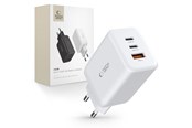 Mobile - Adapters & Chargers - Tech-Protect C65W AC Charger 2x USB-C PD 65W / USB-A QC 3.0 - White - 9490713934517