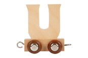 Träleksaker - Small Foot - Wooden Letter Train - U - 12 pieces - 7480-display12