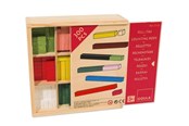 Utomhuslek - Jumbo Goula - Counting sticks 10x10 in wooden box - 51106