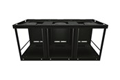 Rack chassis - Middle Atlantic C5 Credenza Frame Series - rack - 22" deep - 42U - C5-FF22-3