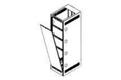 Rack chassis - Middle Atlantic WR Series WR-RAP-44 - rack panel - 44U - WR-RAP-44