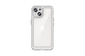 Mobile - Covers & Cases - Hurtel iPhone 15 Plus Outer Space Reinforced Case with Flexible Frame - Transparent - 9145576279649