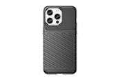 Mobile - Covers & Cases - Hurtel Armored iPhone 15 Pro Max Thunder Case - Black - 9145576279557