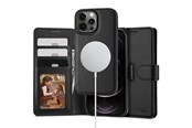 Mobile - Covers & Cases - Tech-Protect Wallet MagSafe Case for iPhone 12 / 12 Pro - Black - 9490713935699