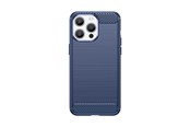 Mobile - Covers & Cases - Hurtel Flexible Carbon Pattern Case for iPhone 15 Pro Carbon Case - Blue - 9145576279465
