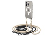 Mobile - Covers & Cases - Tech-Protect FlexAir Chain Case with MagSafe for iPhone 15 Pro - Black and Beige - 9490713936856