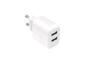 Mobile - Adapters & Chargers - Puro PROLITE 10W 2x USB-A Wall Charger - White - PUTC2USBA10WDYWHI