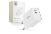 Mobile - Adapters & Chargers - Tech-Protect C35W AC Charger 2x USB-C PD 35W - White - 9490713936078