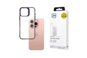 Mobile - Covers & Cases - 3mk Satin Armor Case+ Purple for Apple iPhone 16 Pro - Transparent - 5903108592833