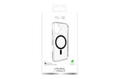 Mobile - Covers & Cases - Puro Lite Mag TPU+PC Case Compatible with MagSafe for iPhone 17 - Transparent with Black Ring - PUIPC1763LITEMBLK