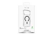 Mobile - Covers & Cases - Puro Lite Mag TPU+PC Case Compatible with MagSafe for iPhone 17 Pro Max - Transparent with Black Ring - PUIPC17P69LITEMBLK