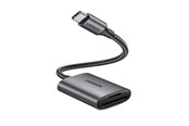 Flashram Reader & Adapter - UGREEN CM401 USB C 5Gb/s SD/TF Card Reader - Gray - 6957303888887