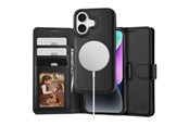 Mobile - Covers & Cases - Tech-Protect MagSafe Wallet Case with Wallet for iPhone 16 - Black - 5906302311583