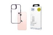 Mobile - Covers & Cases - 3mk Satin Armor Case+ Purple for Apple iPhone 14 - transparent - 5903108592789