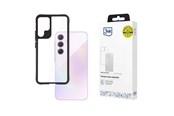 Mobile - Covers & Cases - 3mk Satin Armor Case+ for Samsung Galaxy A35 5G - transparent with black frame - 5903108592987