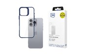 Mobile - Covers & Cases - 3mk Satin Armor Case+ Blue for Apple iPhone 16 Pro Max - transparent - 5903108592673