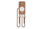 Mobile - Covers & Cases - Tech-Protect MagNecklace MagSafe Case with Lanyard for iPhone 16 - Brown - 5906302311927