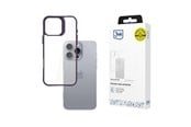 Mobile - Covers & Cases - 3mk Satin Armor Case+ Purple for Apple iPhone 16 Pro Max - Transparent - 5903108592840