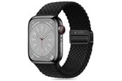 Smartwatch - Accessories - Tech-Protect  Nylonmag Strap for Apple Watch 4 / 5 / 6 / 7 / 8 / 9 / SE / Ultra 1 / 2 (42 / 44 / 45 / 49 MM) - Black - 5906302312764