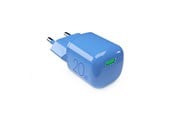 Mobile - Adapters & Chargers - Puro 20W GaN USB-C Wall Charger - Blue - PUFCMTCUSBC20WGBLUE