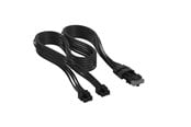 Strömkabel (intern) - Corsair Elite Premium Individually Sleeved 2x 8-Pin to PCIe 12V-2x6 600W (Type 5) - Svart - CP-8920427