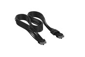 Strömkabel (intern) - Corsair Elite Premium Individually Sleeved PCIe 12V-2x6 to PCIe 12V-2x6 600W (Universal) - Svart - CP-8920431