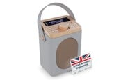 DAB, Nätverk & Klockradio - Majority Little Shelford Portable Bluetooth DAB Radio - Grey - DAB+/FM - Mono - Grå - LSH-DAB-GRY UK