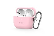Mobile - Covers & Cases - Tech-Protect Silicone Hook Case for Apple AirPods Pro 1/2 - Pink - 5906302313341