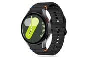 Smartwatch - Accessories - Tech-Protect Silicone Sport Strap for Samsung Galaxy Watch 4 / 5 / 5 Pro / 6 / 7 / FE - Black - 5906302313389