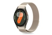 Smartwatch - Accessories - Tech-Protect  MilaneseBand Strap for Samsung Galaxy Watch 4 / 5 / 5 Pro / 6 / 7 / FE - Gold - 5906302313808