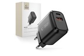 Mobile - Adapters & Chargers - Tech-Protect NCA30 PD 30W / QC3.0 USB-A / USB-C- wall charger black - 5906302318780