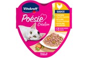 Katter - Vitakraft Poesie Creation Fjerkræ + grønt - 31334