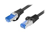 Nätverkskabel - Lanberg patch cable - black RAL 9004 - Svart - PCF6A-10CC-0050-BK