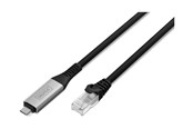 Nätverkskabel - DIGITUS network cable - black - Svart - AK-300601-050-S