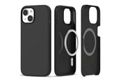 Mobile - Covers & Cases - Tech-Protect Silicone MagSafe Case for iPhone 15 - Matte Black - 9319456604221