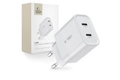 Mobile - Adapters & Chargers - Tech-Protect  C20W AC Charger 2x USB-C PD 20W - White - 9319456607093