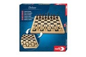 Brädspel - Noris DEvi LOVEuxe Wooden - Chess & Checkers - 606104577