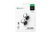 Mobiltelefontillbehör-Skyddsfilm - AmazingThing AR Aluminum 2 Lens Glass with Camera Lens Frame for iPhone 16 / 16 Plus - White - IP16CAM2WGLA