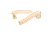 Träleksaker - Bigjigs Wooden Rails - Ramp - 4-piece - BJT113