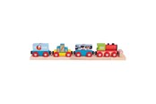 Träleksaker - Bigjigs Wooden Freight Train - 9-piece. - BJT181
