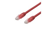 Nätverkskabel - Deltaco patch cable - 50 cm - red - Röd - 0.5m - TP-60RAU