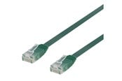 Nätverkskabel - Deltaco patch cable - 50 cm - green - Grön - 0.5m - TP-60G-FL