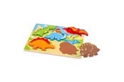 Babyleksaker - Bigjigs Wooden Dinosaur Puzzle - 5 pcs. - BJ332