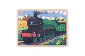 Pusselspel - Bigjigs Wooden Jigsaw Puzzle Flying Scotsman - 35 pcs. Trä - BJ484