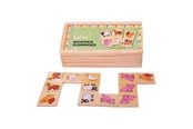 Träleksaker - Bigjigs Wooden Domino Farm Animals - BJ736